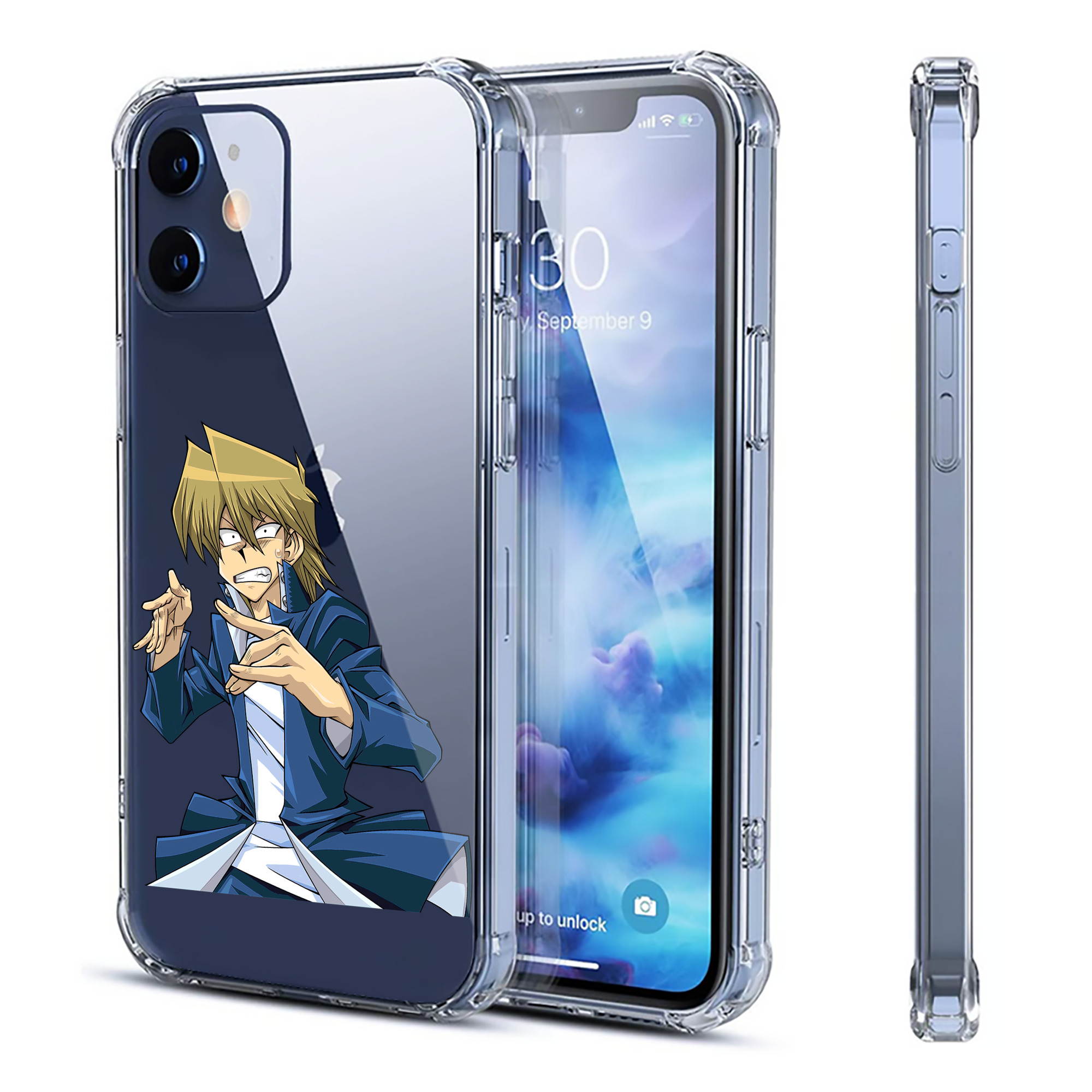 （画像用） 遊☆戯☆王 Yu-Gi-Oh! 【iPhone 12シリーズ対応】透明スマホケース（クリアソフトケース）